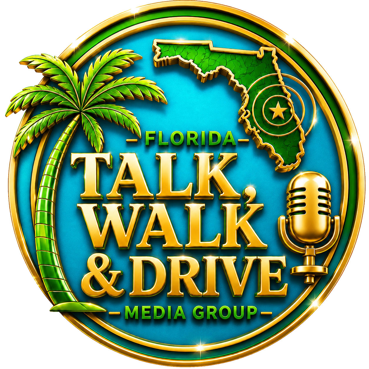 Florida Talk Walk and Drive Media Group logo
